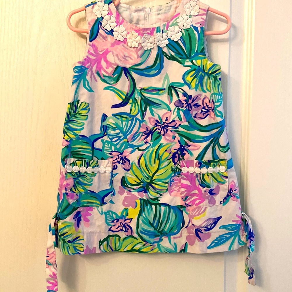 Lilly Pulitzer mermaid in the shade dress